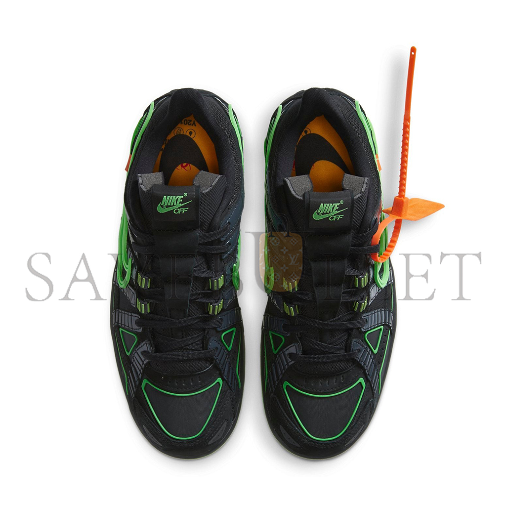 NIKE OFF-WHITE X NIKE AIR RUBBER DUNK “GREEN STRIKE” CU6015-001